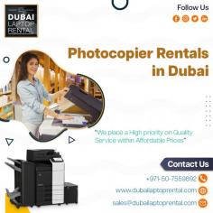 Dubai Laptop rental is one of the most affordable provider of Photo copier Rentals in Dubai. We provide best support to your office through photocopier rentals. For more info Contact us: +971-50-7559892 Visit us: https://www.dubailaptoprental.com/copier-rental-dubai/