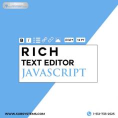 With rich text editor JavaScript, you can edit the WYSIWYG HTML and markdown the content with a rich set of tools for contemporary web as well as mobile apps. This is a very useful tool for all purpose business use. If you are in need of a quick conversion tool, then this rich text editor JavaScript tool is great. You can also make a floating toolbar which allows you to choose any editable element on the page. More details visit https://www.subsystems.com/tewf.htm
