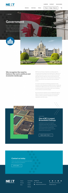 Environmental impact assessments for government projects

We help provincial government agencies eliminate environmental roadblocks that can hinder initiatives to build and grow the community Call 604 419 3800

https://nextenvironmental.com/sectors/government/