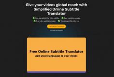 Simplified is the go-to source for free auto subtitle generator technology that meets the needs of businesses, nonprofit and social groups, and individuals. Our powerful and user-friendly tool delivers accurate and synchronized subtitles in multiple languages and formats, at no cost.