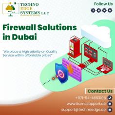 Techno Edge Systems LLC is the one of the most evitable provider of Firewall Solutions in Dubai. We target your Growth with our best Security services. Contact us: +971-54-4653108 Visit us: https://www.itamcsupport.ae/services/firewall-solutions-in-dubai/