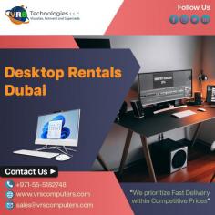 Desktop Rental Dubai, The leasing of the desktop computers at your end would mean that you could rest assured about the overall functionality of the desktop PCs. For more info about Desktop Rental Dubai Contact VRS Technologies LLC 0555182748. Visit https://www.vrscomputers.com/computer-rentals/
