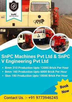Bmm150-160
Fully automatic clay red bricks making machine. Snpc made Mobile brick making machine can produce up to 6000 bricks in 01 hour. The raw material should be clay, mud or mixture of clay and flyash. this machine is widely used by the itta Bhatta, brick making factories or kilns or gyara banane ke machine, clay brick manufacturers and red bricks manufacturers around globe.
8826423668

https://snpcmachines.com/brick-machines/bmm160