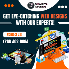 Get Impressive Web Design Services Today!

Tusk Creative Studios provides web design services for your business that will help to achieve your marketing goals. We design high-quality websites that convert your visitors into paying customers. We would be proud to work with you to plan and create your existing or new website. Contact us today to get started!
