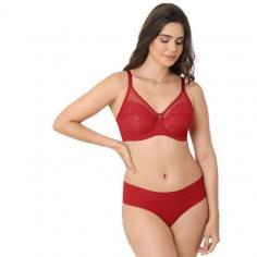 Find Ease Mid Waist Medium Coverage Hipster Seamless Panty - Red online at best price. 
Buy best quality of hipster underwear available in different patters, colors & size.