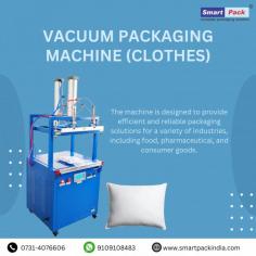 vacuum packaging machine clothes
Call:- 9713032266 / 7089062266
To remove air from clothing and place it in airtight containers, vacuum packaging equipment for clothes is utilized. The device shrinks the clothes by removing the air, which makes them simpler to store or carry. This kind of packaging aids in keeping clothes dry, fresh, and wrinkle-free by shielding them from moisture, dust, and vermin. It is an easy way to arrange closets, make the most of available storage, and maintain the quality of clothing.
https://smartpackindia.com/items/vacuum-packing-machine/



