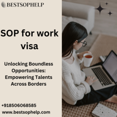 In my SOP for work visa, I demonstrate my exceptional skills, passion, and dedication to contributing my expertise to a global workforce. Seeking to enrich diverse environments and drive impactful change, I am eager to embrace new challenges and foster international collaboration.