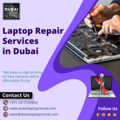 Dubai Laptop Rental provides you the most abundant Laptop Repair Services in Dubai. We service your laptops irrespective of brand in best way at your door step. Contact us: +971-50-7559892 Visit us: https://www.dubailaptoprental.com/laptop-repair/