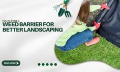 Planning carefully and carrying out routine maintenance are necessary to keep a well-kept garden or landscape. The unrelenting spread of weeds is a typical problem for gardeners and homeowners. The beauty of your lovingly cared-for plants may be soon supplanted by these unwanted plants.

Read more - https://www.artificialgrassgb.co.uk/blog/how-to-install-a-weed-barrier-for-better-landscaping.html