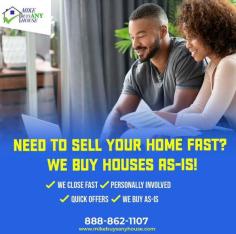 How to sell my house fast Cleveland? Is this question bothering you? When you work with Mike Buys Any House in North Carolina, you'll never have to deal with the stress of contingencies or financing issues - simply close the sale quickly and move on with your life.