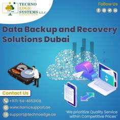 Techno Edge Systems LLC offers the affordable Data Backup and Recovery Solutions in Dubai. We provide a best Backup to store the copies of important files. Contact us: +971544653108 Visit us: https://www.itamcsupport.ae/services/data-backup-recovery-solutions-in-dubai/