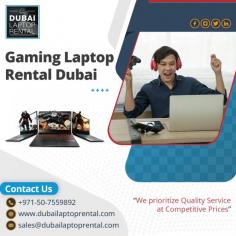 Dubai Laptop Rental Company is the trusted provider of Gaming Laptop Rental Dubai. We offers the high speed laptops for gaming purpose within the less price. Contact us: +971-50-7559892 Visit us: https://www.dubailaptoprental.com/laptop-rental-dubai/