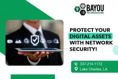 Protect Your Network Against Advanced Threats!

Shield your digital fortress with robust network security in Lake Charles, Louisiana, and defend against cyber threats. Safeguard sensitive data, thwart hackers, and ensure uninterrupted operations. Discover the key to a secure network environment. Explore cutting-edge techniques and tools to guard your firm. Contact Bayou Technologies, LLC for more information.
