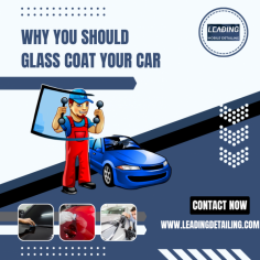 If you want to see your car at its glossiest and you want to keep it that way, then a glass coating would be ideal for your vehicle. To know more visit Leading Mobile Detailing.

