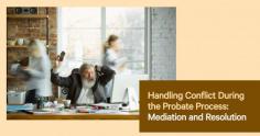 Handling Conflict During the Probate Process: Mediation and Resolution

There are a number of different obstacles that frequently present themselves once a loved one passes away and their estate is distributed. When various estate disputes arise, trying to resolve them can be difficult as this is a period where emotions are high; however, such disputes must be dealt with promptly peacefully and fairly. When dividing an estate, there are plenty of challenges and as such, problems between siblings, other family members or ex-partners can arise. If your family is interested in trying to avoid these kinds of challenges, it can be easy to do so, so long as certain steps are taken in an effort to prevent different conflicts.

visit: https://www.probatesonline.co.uk/handling-conflict-during-the-probate-process-mediation-and-resolution/
