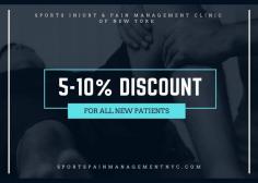 Dr. Febin Melepura of Sports Injury & Pain Management Clinic of New York is an Ivy League trained sports injury doctor and best-rated pain management specialist in NYC who is highly specialized in treating any pain related issues - from back and neck to sports-related injuries. We are an internationally recognized as best in class pain management doctors & pain relief specialists. For all new patients, we are currently offering a limited time event, a 5-10% discount.

Sports Injury & Pain Management Clinic of New York
36 West 44th Street, Ste 1416,
New York, NY 10036
(212) 621-7746
Web Address https://www.sportspainmanagementnyc.com
https://sportspainmanagementnyc.business.site/
E-mail info@sportspainmanagementnyc.com

Our location on the map: https://g.page/pain-management-doctor-nyc

Nearby Locations:
Little Brazil | Garment District | Koreatown | Murray Hill | Hell's Kitchen
10036 | 10119 | 10001 | 10016, 10017

Working Hours:
Monday: 9:00 am - 8:00 pm
Tuesday: 9:00 am - 8:00 pm
Wednesday: 9:00 am - 8:00 pm
Thursday: 9:00 am - 8:00 pm
Friday: 9:00 am - 8:00 pm
Saturday: CLOSED
Sunday: CLOSED

Payment: cash, check, credit cards.