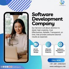 At WebzGuru, software development is our art, and your success is our masterpiece. Join us on a journey of innovation, functionality, and growth.
Visit More - https://webzguru.net/
Email: info@webzguru.net
Call: +91-281-2463323