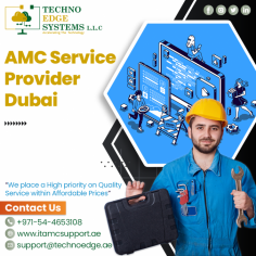 Techno Edge Systems LLC is the reputed seller of AMC Service Provider Dubai. If you are looking for AMC We can provide the ultimate customer satisfaction with our professional AMC Services. Contact us: +971-54-4653108 Visit us: https://www.itamcsupport.ae/services/annual-maintenance-contract-services-in-dubai/