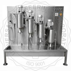 Fibre Classifier (Bauer Mc Nett Type) Stainless Steel Screen Model With Three, Four Or Five Tanks !! This Automatic Model has a Special Design which investigate very Conveniently, the Fiber Length Distribution in the Pulp.