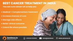 ZenOnco.io is a Bangalore-based integrative oncology platform that provides the best cancer treatment for patients in India. The main aim is to provide end-to-end care for patients starting from diagnosis to after care.