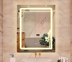 Buy Kenny Silver Rectangular shaped LED Mirror with Triple Light Online at 60% OFF from Wooden Street. Explore our wide range of Wall Mirrors Online in India at best prices.