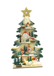 This Delightful Light Up Christmas Tree Comes With Carved Wooden Christmas Tree & Reindeer Which Are Beautifully Illuminated From Behind By The Subtle LED Lighting.
https://www.kaiyucraft.com/product/wood-tabletop-decors/christmas-festive-window-table-christmas-tree-decoration-ornament.html