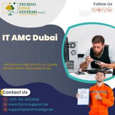 Techno Edge Systems LLC plays a major role in providing the IT AMC Dubai. We are there to supply the best maintenance services of your company through IT AMC. Contact us: +971-54-4653108 Visit us: https://www.itamcsupport.ae/services/annual-maintenance-contract-services-in-dubai/