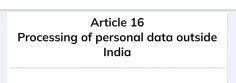 Can we transfer the personal data outside india according to digital personal data protection act? dpdpa.co.in explains that whether you can do it or not.