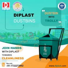 DIPLAST Plastic Dustbins Are Manufactured Using Supreme Quality Virgin Polyethylene That Ensures Longer Service Life, High Compressive Strength And Dimension Accuracy. These Easy To Clean Garbage Bins Are Ideal For Using In Institutes, Schools, Colleges, Hospitals, Offices, And Homes.
