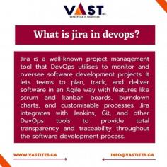 Jira is a software development platform for managing projects and monitoring issues. 
It is a common tool used by software development teams to schedule, monitor, and publish software projects. 
Teams may organize and priorities their work with the aid of JIRA, which offers a centralized platform for tracking tasks, defects, and other forms of issues. 
  
  
Follow VaST ITES INC. for more updates. 
  
Visit our website: 
www.vastites.ca 
Mail us at: 
info@vastites.ca