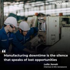 Time lost in manufacturing downtime is a wake-up call to capitalize on untapped potential.

Don't let downtime be a hurdle; make it a stepping stone! 