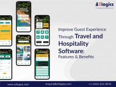 Looking for the best travel and hospitality software development? Explore the top 10 options with detailed features with A3logics and benefits to streamline your business operations.