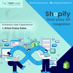 Looking to take your online store to the next level? Enhance user experience and boost sales with Shopify Third-party API Integration services. CartCoders offers the best Shopify third-party API integration services.  Our experts integrate external tools, apps, and services with the Shopify eCommerce platform. We help you to develop stores with proper functionality and boost sales. Our team will help your businesses connect and optimize your Shopify stores with third-party applications and platforms.

