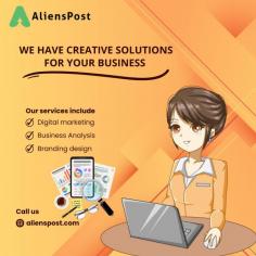 Alienspost provides creative business solutions

Alienspost.com is an Online Freelancers webportal that provides you support, advice for your career life, boost your career life with us. You'll get team based business solution, curated experience, powerful workspace for teamwork and productivity, cost effective platform with best free agents around the world on your finder tips. Thanks for visiting us. Alienspost provides work from home opportunities. Alienpost is a freelancer agency that provides you different facilities, happy working environment is one of the basic need for proper working, we try our best to provide positive working space with teamwork & productivity. 
Visit us : https://alienspost.com/
8818081001
