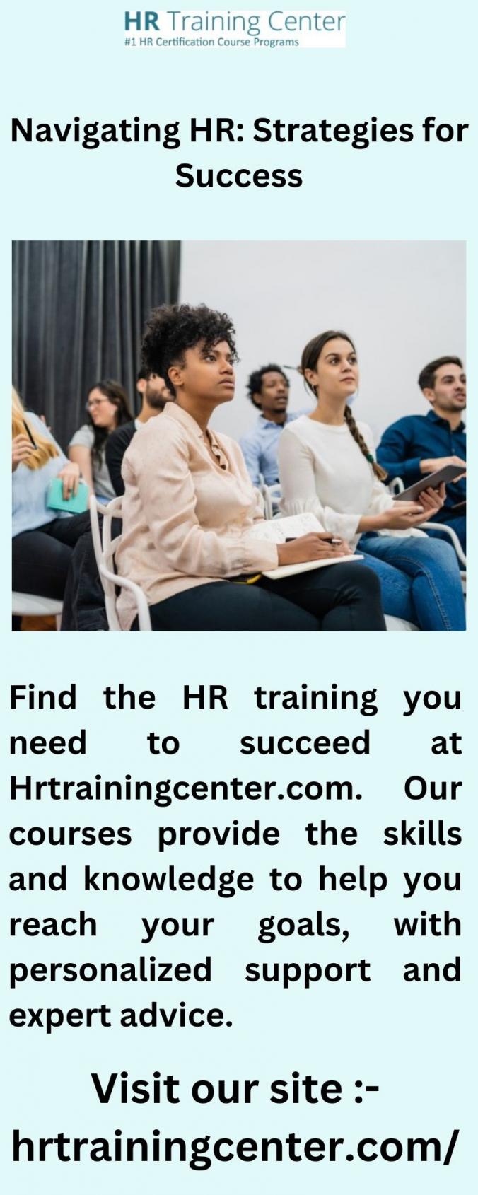 At Hrtrainingcenter.com, we provide comprehensive human resources training that is tailored to your needs. Our experienced trainers will help you stay up-to-date with the latest HR trends and ensure you have the skills and knowledge to succeed.
https://hrtrainingcenter.com/fmla-training-certification-program/online-training