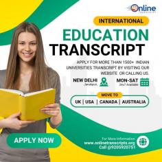 Online Transcript is a Team of Professionals who help Students apply their Transcripts, Duplicate Mark sheets, and Duplicate Degree certificates ( In case of loss or damage) directly from their Universities, Boards, or Colleges on their behalf. Online Transcript focuses on issuing Academic Transcripts and ensuring that the same gets delivered safely & quickly to the applicant or at the desired location. 