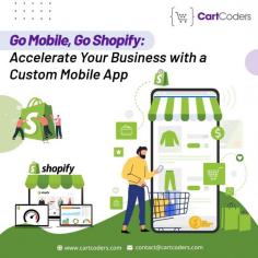 Looking to boost your online presence and enhance customer experience? Explore the top-notch Shopify mobile app development services at CartCoders. As a leading Shopify mobile app development agency, We specialise in creating custom mobile applications for your eCommerce needs. Our experts are committed to engaging customers and maximizing sales with a user-friendly, feature-rich Shopify mobile app. Don't miss the opportunity to accelerate your business with their top-rated Shopify mobile app development services.


