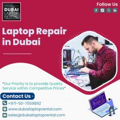 Dubai Laptop Rental Company offers a quick laptop Repair Services in Dubai, UAE .We provide a wide range of repair services for laptops and MacBook’s in Dubai with an expert team. For More info Contact us: +971-50-7559892 Visit us: https://www.dubailaptoprental.com/