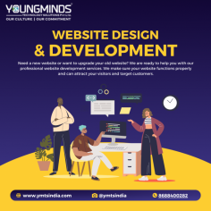 YOUNGMINDS, the premier Web Development Company in India, empowers businesses in establishing a robust online presence. Our adept team of designers and developers crafts SEO-friendly, visually captivating websites.