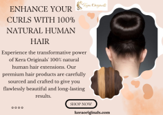 Looking for premium quality 100% natural human hair? Look no further! With Kera Originals, experience the epitome of beauty and confidence with our range of authentic human hair extensions. Our meticulously sourced and ethically crafted products ensure unmatched realness and seamless integration. Get that perfect, natural look you've always desired. Trust Kera Originals for radiant, luxurious, and head-turning hair that is sure to make a statement. Claim your confidence today!
