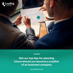 Plan your insolvent to reduce your losses with leadingUK

When a company becomes insolvent and owes you money it’s a traumatic time, particularly for unsecured creditors. Not being paid in full will have a serious impact on your business and cash flow. Having a plan should this happen will help to reduce losses. Check out our “Top Tips for Creditors in Insolvency Proceedings” in Leading’s latest blog to get you started. 

Visit: https://www.leading.uk.com/
