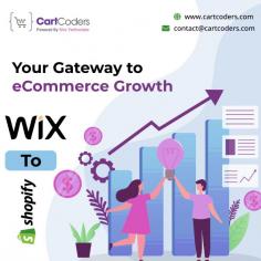 Are you thinking of transforming your online store from Wix to Shopify? Look no further. CartCoders is a top Wix to Shopify migration company. We offer comprehensive Wix to Shopify migration services to ensure a smooth and efficient transition. As a top Wix to Shopify migration agency, We are committed to enhanced eCommerce functionality, responsive themes, and efficient checkout systems. Our team of experienced developers handles all aspects of the migration process, including data transfer, design replication, SEO preservation, and functionality continuity. 
