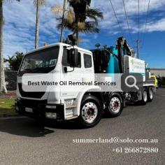 Comprehensive Waste Oil Services: Removal, Recycling, and Collection

Summerland Environmental provides comprehensive waste oil services, including removal, recycling, and collection. We handle your waste oil needs with efficiency and eco-friendly practices. Choose Summerland Environmental for sustainable solutions.

Know more- https://www.summerlandenvironmental.com.au/services/oil-recycling/