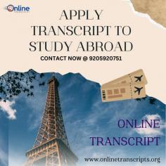 Online Transcript is a Team of Professionals who helps Students apply their Transcripts, Duplicate Marksheets, and Duplicate Degree Certificate (In case of lost or damage) directly from their Universities, Boards, or Colleges on their behalf. Online Transcript focuses on the issuance of Academic Transcripts and making sure that the same gets delivered safely & quickly to the applicant or at the desired location.