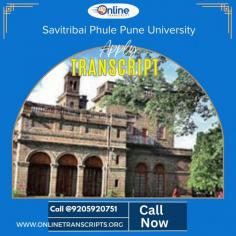 How to Apply Transcript From Savitribai Phule Pune University, (SPPU) Pune

 Students can apply for Transcripts from Savitribai Phule Pune University (SPPU) Pune by visiting In-person to the University Campus. More information related to the transcript process is as mentioned below.

 Documents required for Savitribai Phule Pune University (Pune) Transcripts

 Mark sheets (Includes any failed/ re-attempts) (both front side and back side).
Degree certificate  (both front side and back side).
Identity Proof
WES Academic Form (Incase applying for ECA from WES Canada)
 Processing time for Transcripts

 It takes 25 working days to get a transcript from SPPU ( Savitribai Phule Pune University ) Pune.
 Our Services for Savitribai Phule Pune (Pune):

 Applying Transcripts from Savitribai Phule Pune University ( SPPU)
Name Correction in Marksheets or Degree Certificate
Duplicate Mark sheet & Degree Certificate (in case of lost or damaged) for all courses
Sending the transcripts to WES/ICAS/IQAS/CES or any other organization as per their guidelines.
https://onlinetranscripts.org/transcript/savitribai-phule-pune-university/