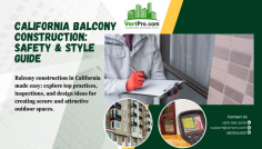 Balcony construction in California made easy: explore top practices, inspections, and design ideas for creating secure and attractive outdoor spaces.
