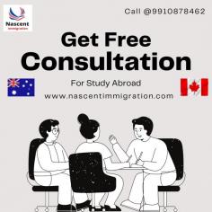Nascent Immigration is a Team of Professionals who consider your personal and professional needs before recommending a visa for you. They are there to study your profile thoroughly and counsel you as per your future aspirations. Those Students who are planning to study abroad we assure you that once you meet our consulting professionals all your doubts and queries will be answered and you’ll just want to be proactive enough to complete the process at the earliest.