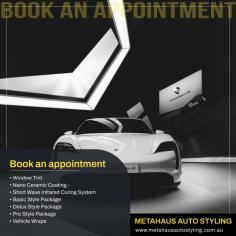 Experience the epitome of auto sophistication with METAHAUS AUTO STYLING premier window tinting service in Brisbane South. Expert tinting, warps, detailing, PPF & ceramic coating.
https://www.metahausautostyling.com.au/
