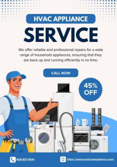 Heating, Cooling & Appliance Technique Inc. offers excellentsan jose HVAC Services Repair Heater,AC,Furnace, Leak. Our certified technicians give quick and effective services, improving your HVAC service for maximum comfort and convenience. Contact Now -: https://www.heatcoolappliance.com/
