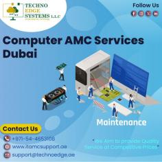 Techno Edge Systems LLC is the top Service provider of Computer AMC Services Dubai. We are having team of experts in providing the reputed AMC Services. Contact us: +971-54-4653108 Visit us: https://www.itamcsupport.ae/